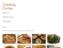Tablet Screenshot of crackingcurries.com